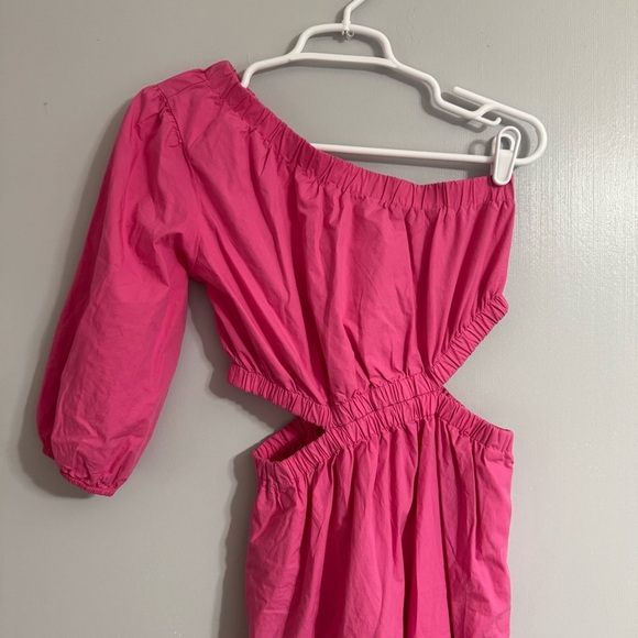 The Drop April Tiered Midi Dress Rose Pink Size XS - Picture 6 of 9